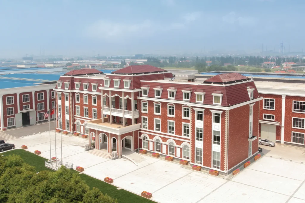 AMSTAR manufacturing park – factory frontage and entrance courtyard