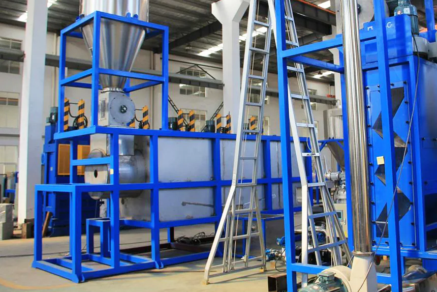 Hot Washer For PET Flakes – washing tank with cyclone and vertical separator